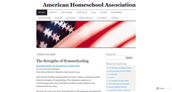 Desktop Screenshot of americanhomeschoolassn.wordpress.com