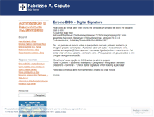 Tablet Screenshot of fabrizziocaputo.wordpress.com