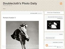 Tablet Screenshot of doublecloth.wordpress.com
