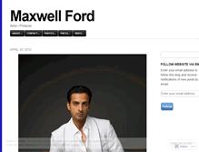 Tablet Screenshot of maxwellfordfilms.wordpress.com