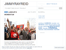 Tablet Screenshot of jimmyrayreid.wordpress.com