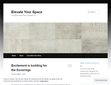 Tablet Screenshot of elevateyourspace.wordpress.com