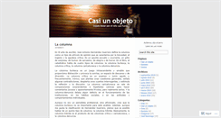 Desktop Screenshot of casiunobjeto.wordpress.com