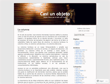 Tablet Screenshot of casiunobjeto.wordpress.com
