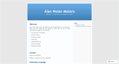 Desktop Screenshot of alannolanmotors.wordpress.com