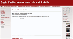 Desktop Screenshot of deadspinpantsparties.wordpress.com