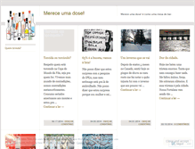 Tablet Screenshot of mereceumadose.wordpress.com