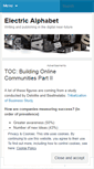 Mobile Screenshot of electricalphabet.wordpress.com
