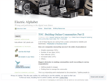 Tablet Screenshot of electricalphabet.wordpress.com