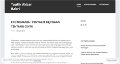 Desktop Screenshot of akbar08.wordpress.com