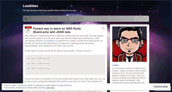 Desktop Screenshot of loutilities.wordpress.com
