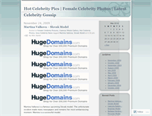 Tablet Screenshot of celebrityphotogallery.wordpress.com