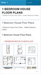 Mobile Screenshot of 1bedroomhousefloorplansyqxm.wordpress.com