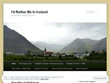 Tablet Screenshot of idratherbeiniceland.wordpress.com