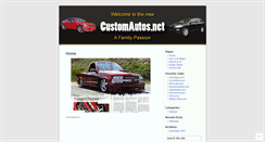 Desktop Screenshot of customautos.wordpress.com