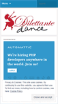 Mobile Screenshot of dilettantedancenh.wordpress.com
