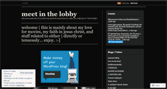 Desktop Screenshot of meetinthelobby.wordpress.com