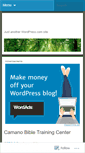 Mobile Screenshot of camanobibletrainingcenter.wordpress.com