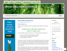 Tablet Screenshot of camanobibletrainingcenter.wordpress.com
