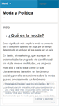 Mobile Screenshot of modaypolitica.wordpress.com