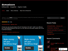 Tablet Screenshot of dcmusiccro.wordpress.com