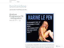 Tablet Screenshot of boitaidee.wordpress.com