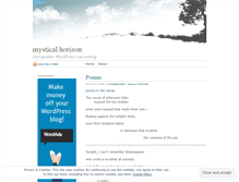Tablet Screenshot of mysticalhorizon.wordpress.com