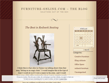 Tablet Screenshot of furnitureonlineblog.wordpress.com