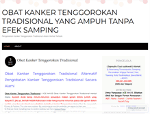 Tablet Screenshot of obatkankertenggorokantradisionalterbaik79.wordpress.com
