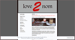 Desktop Screenshot of love2nom.wordpress.com