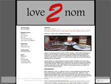 Tablet Screenshot of love2nom.wordpress.com