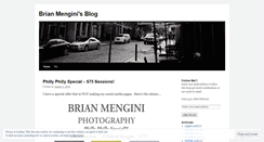 Desktop Screenshot of brianmengini.wordpress.com