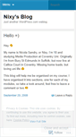 Mobile Screenshot of nixy18.wordpress.com
