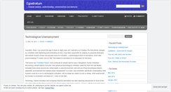 Desktop Screenshot of egostratum.wordpress.com