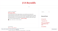 Desktop Screenshot of jlsreynolds.wordpress.com