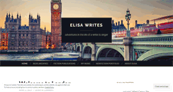 Desktop Screenshot of elisawrites.wordpress.com
