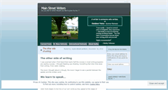 Desktop Screenshot of mainstreetwriters.wordpress.com