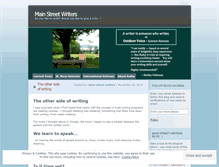 Tablet Screenshot of mainstreetwriters.wordpress.com