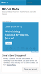 Mobile Screenshot of dinnerdads.wordpress.com