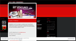 Desktop Screenshot of ibtventures.wordpress.com