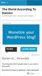 Mobile Screenshot of damienatloppers.wordpress.com