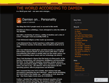 Tablet Screenshot of damienatloppers.wordpress.com