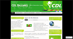 Desktop Screenshot of cdlbaleares.wordpress.com