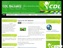 Tablet Screenshot of cdlbaleares.wordpress.com