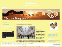 Tablet Screenshot of liceybabey.wordpress.com