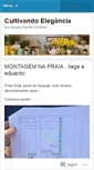 Mobile Screenshot of cultivandoelegancia.wordpress.com