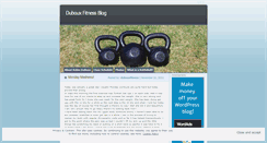 Desktop Screenshot of dubouxfitness.wordpress.com