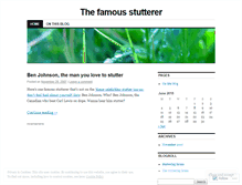 Tablet Screenshot of famousand.wordpress.com