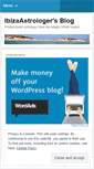 Mobile Screenshot of ibizaastrologer.wordpress.com