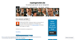 Desktop Screenshot of naamgenoten.wordpress.com